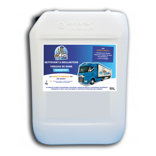 Nettoyant et brillanteur tableau de bord camion- 10L